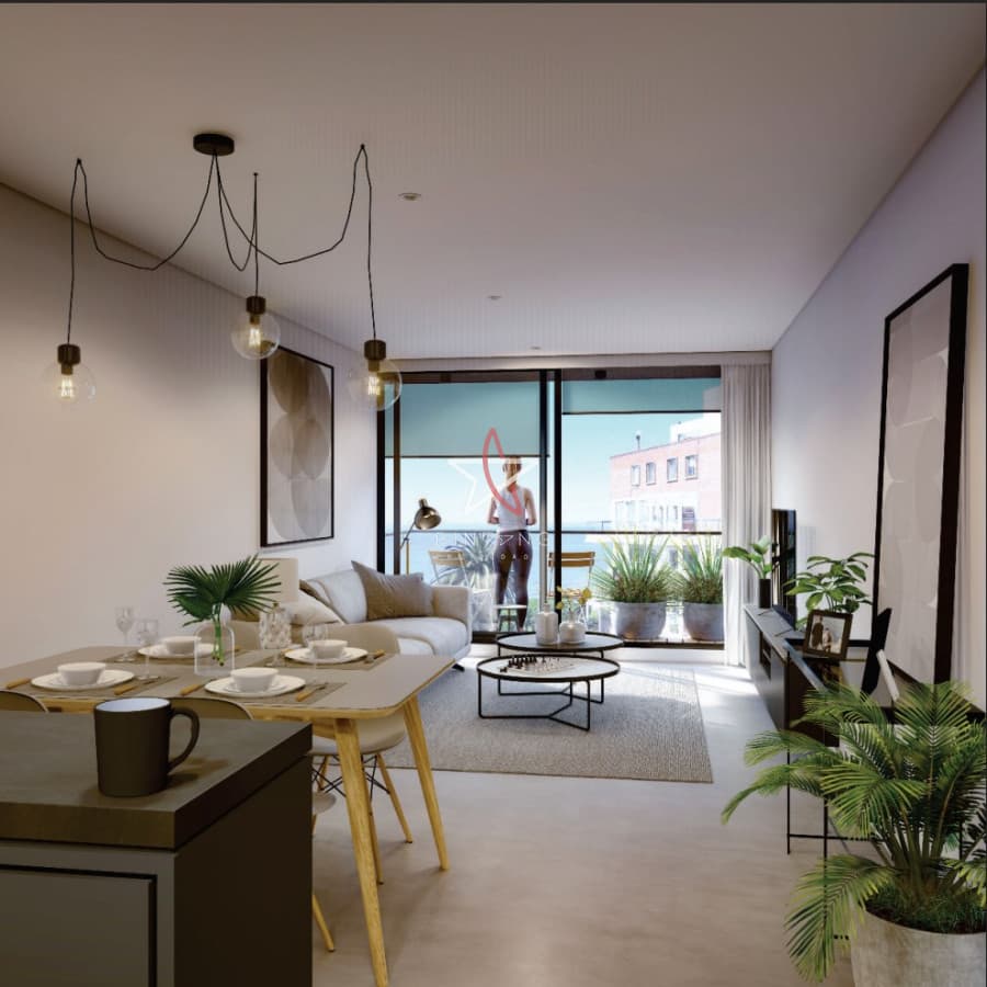 Venta, Apartamento, Buceo, 2 Dormitorios , 1 Baño, Balcón, Parrillero  - Bintang Propiedades