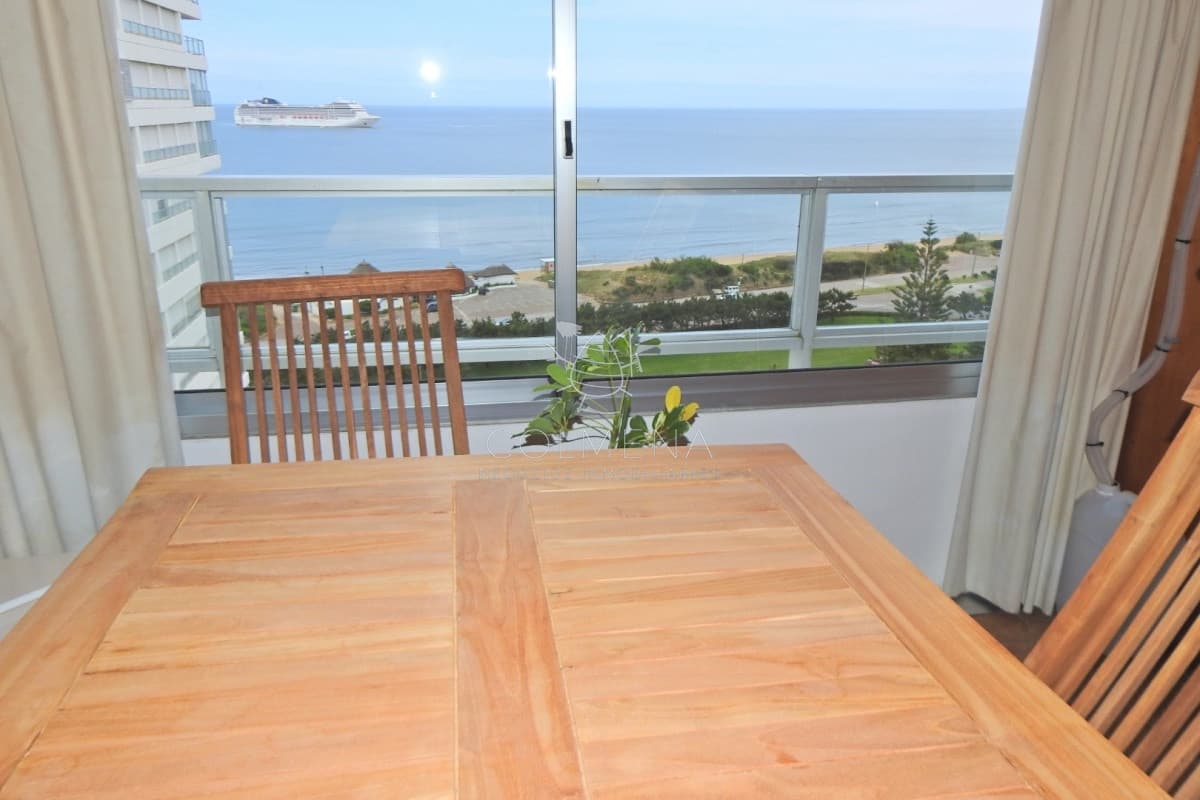 Apartamento  1 dormitorio y medio en playa mansa