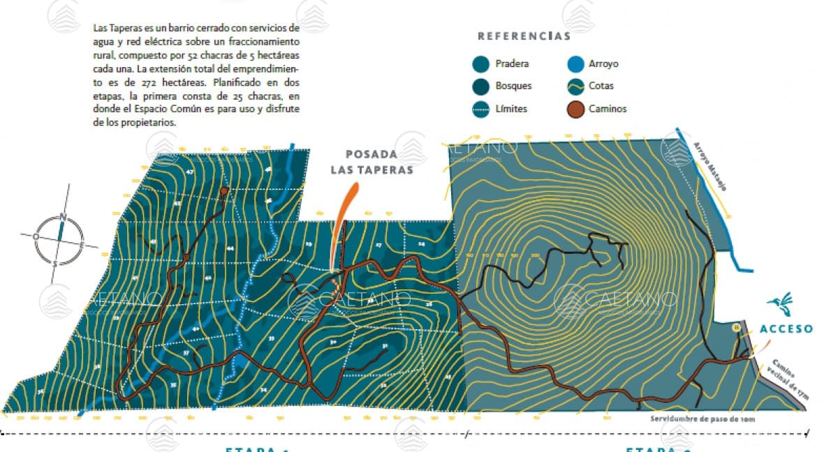 Las Taperas Chacras, Pueblo Edén