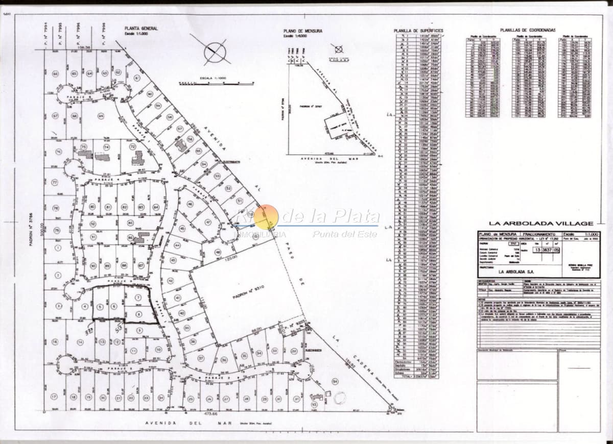 Lote en Barrio cerrado La Arbolada Village.