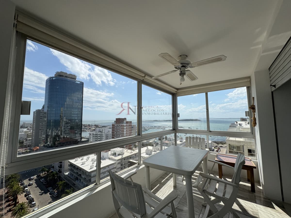 Excelente vista al Puerto, piso alto, aire en todos los ambientes									(ref.#1601)