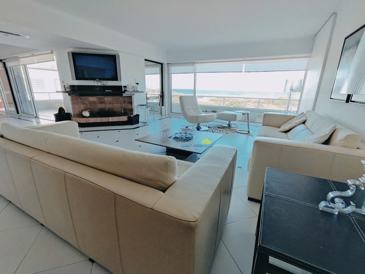 ALQUILER DE TEMPORADA DE HERMOSO APARTAMENTO 4 DORMITORIOS PRIMERA LINEA BRAVA - Inmobiliaria Playa del Este