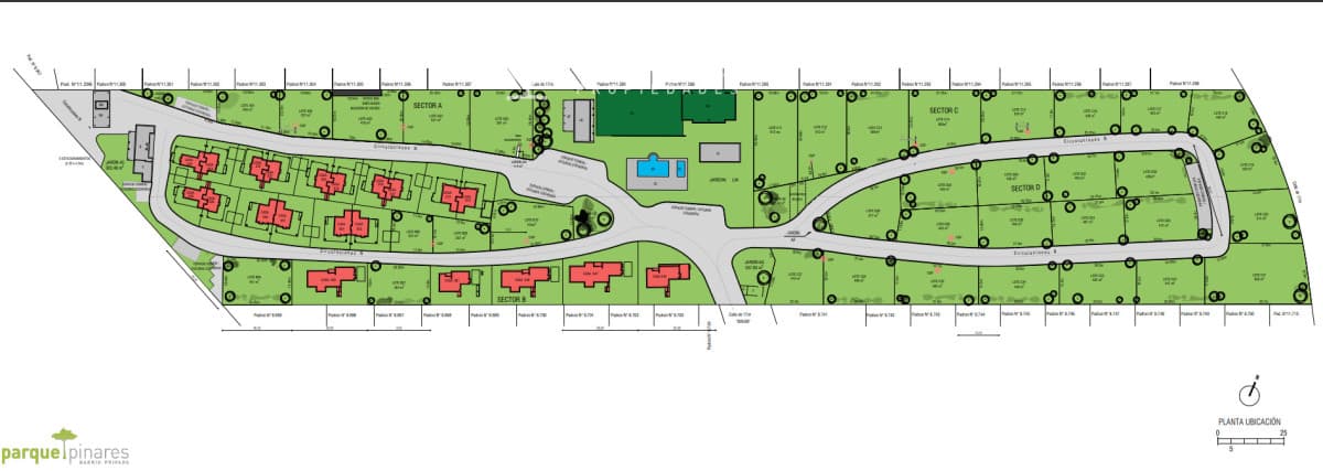 TERRENO DE 680 M2 EN BARRIO PRIVADO PLAYA MANSA CON TODOS LOS SERVICIOS APTOS PARA CONSTRUIR 2 UNIDADES  -