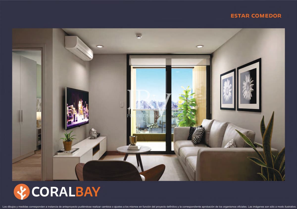 IRV PROPIEDADES Apartamento ID.782 - Venta en obra. Apartamento de 1 dormitorio en Pocitos, Montevideo