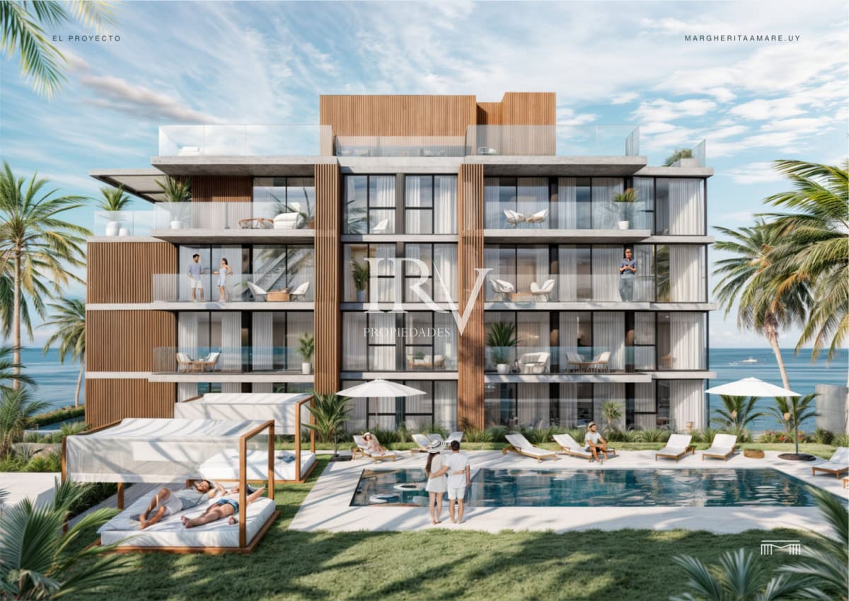 IRV PROPIEDADES Apartamento ID.1021 - Venta en Obra. Peninsula de Punta del Este. Apartamento 1 dorm con garaje