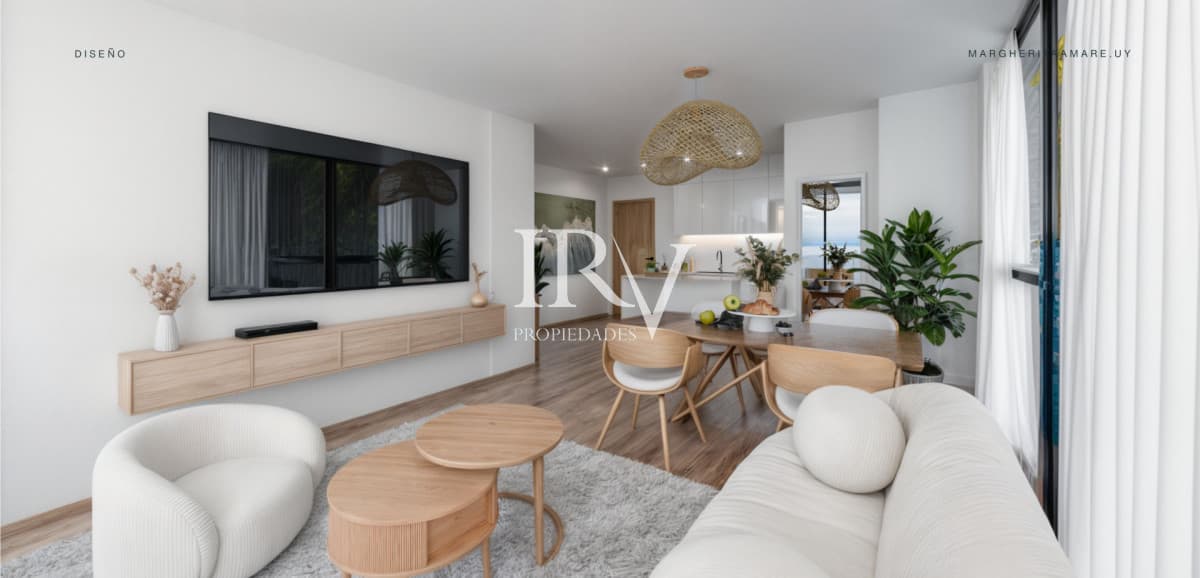 IRV PROPIEDADES Apartamento ID.1006 - Venta en Obra. Peninsula de Punta del Este. Apartamento 2 dorm con garaje