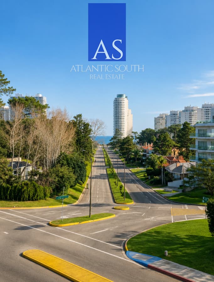 Apartamento 1 dormitorio moderno cochera y terraza cercano al mar Playa Mansa Punta del Este