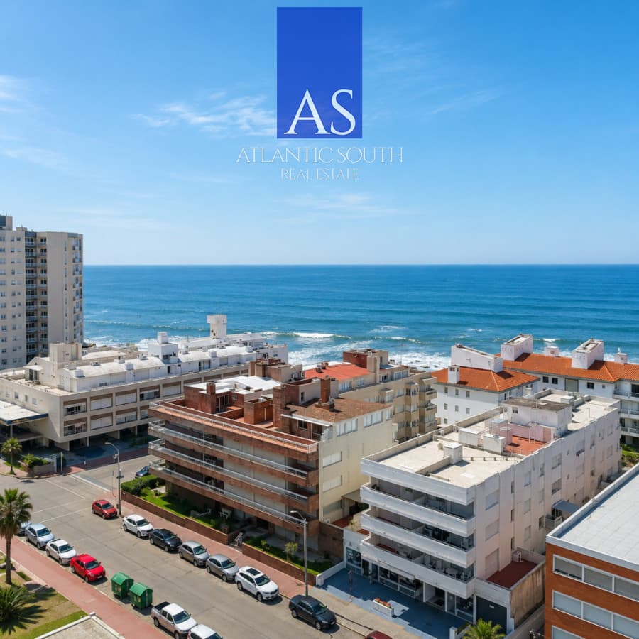 Apartamento 1 dormitorio y garage vista al mar Península Punta del Este