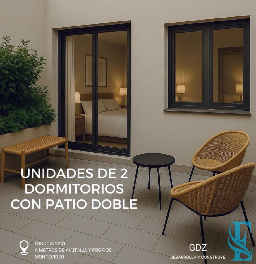 ¡Venta en Pozo! Monoambiente Con Patio A Metros De Av Italia