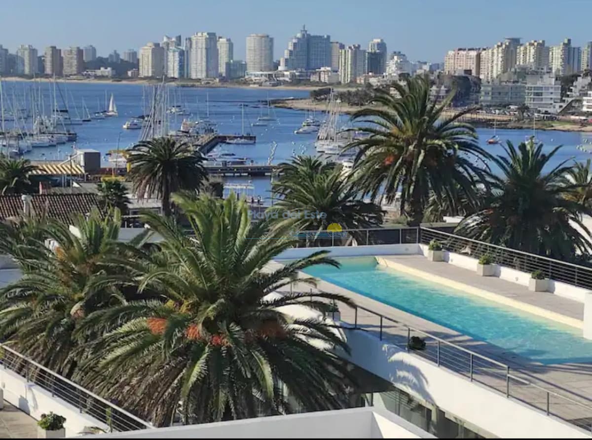 Venta y alquiler anual de apartamento monoambiente sectorizado en península con todos los servicios  - Inmobiliaria Playa del Este