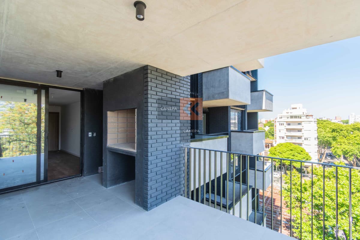 Venta monoambiente en Pocitos con parrillero