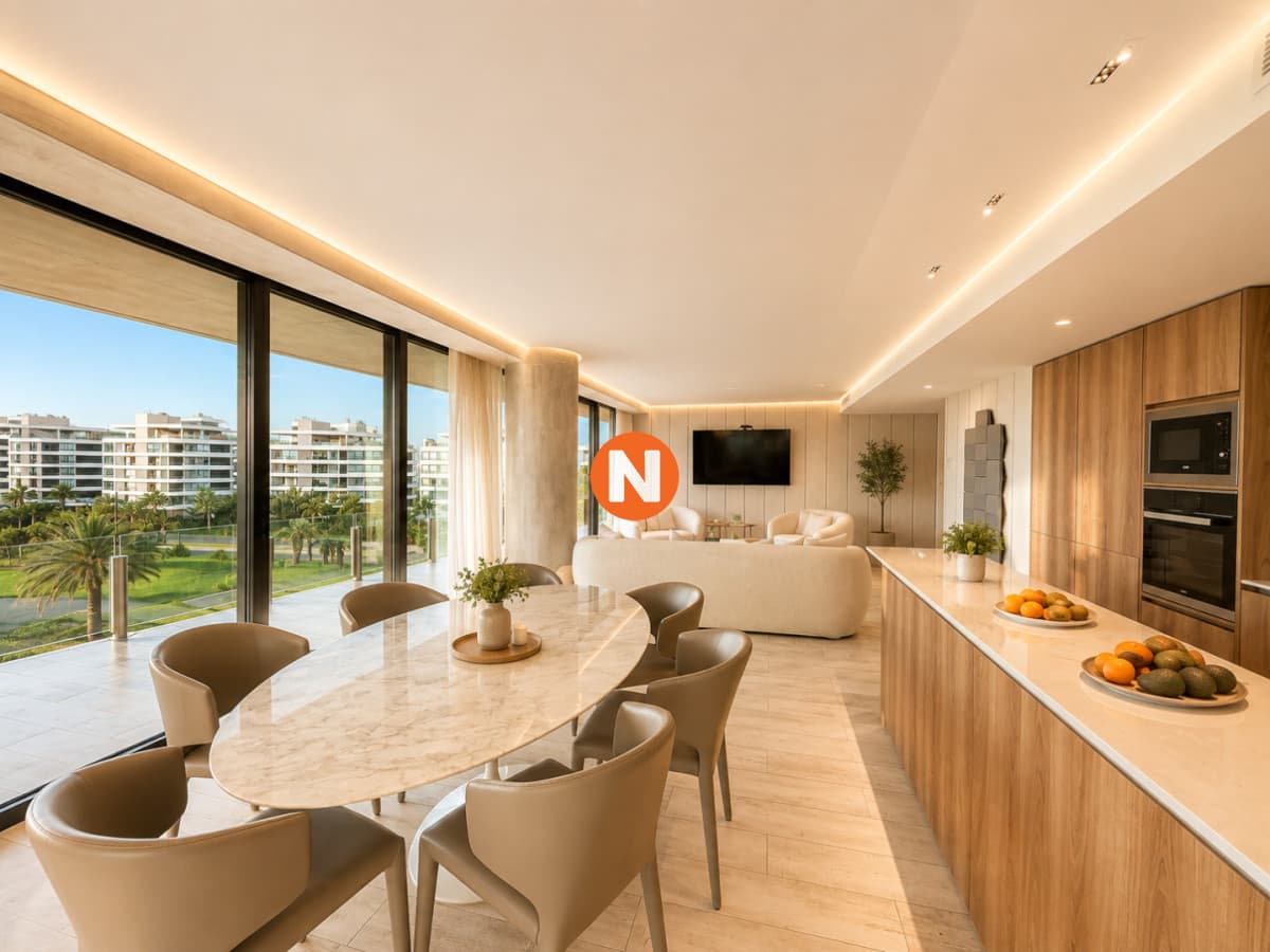 Elegante apartamento en Surfside, 2 suites y dem