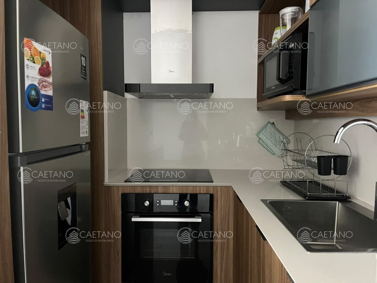 Departamento de dos dormitorios en venta con balcón y garage