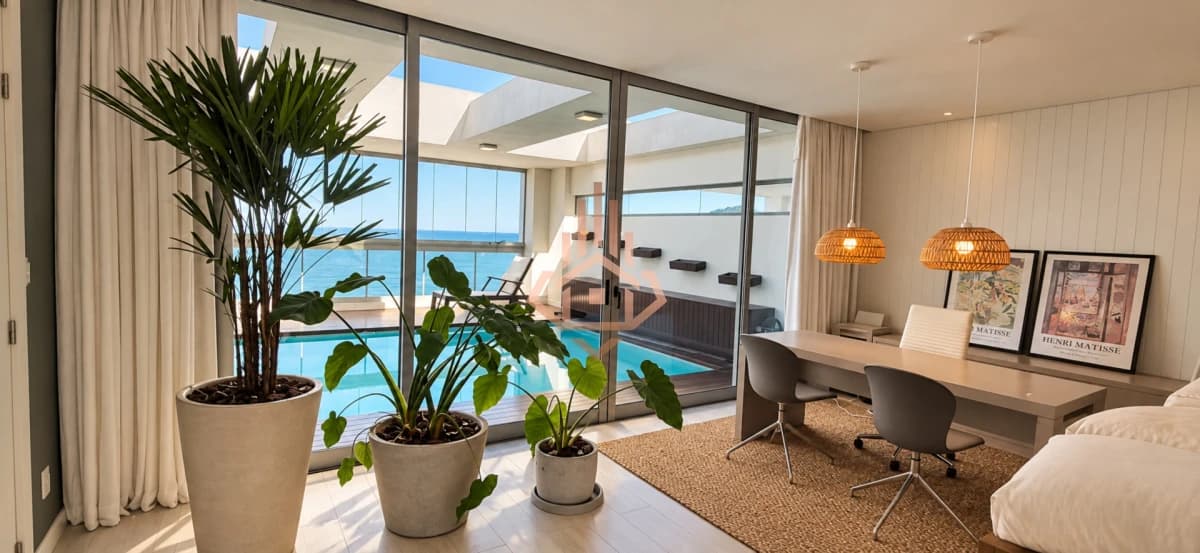 Penthouse Duplex Playa Brava con Piscina Privada