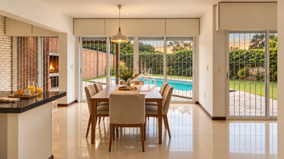 Casa en una planta en Carrasco Sur, 5 dormitorios - Zona de Embajadas
