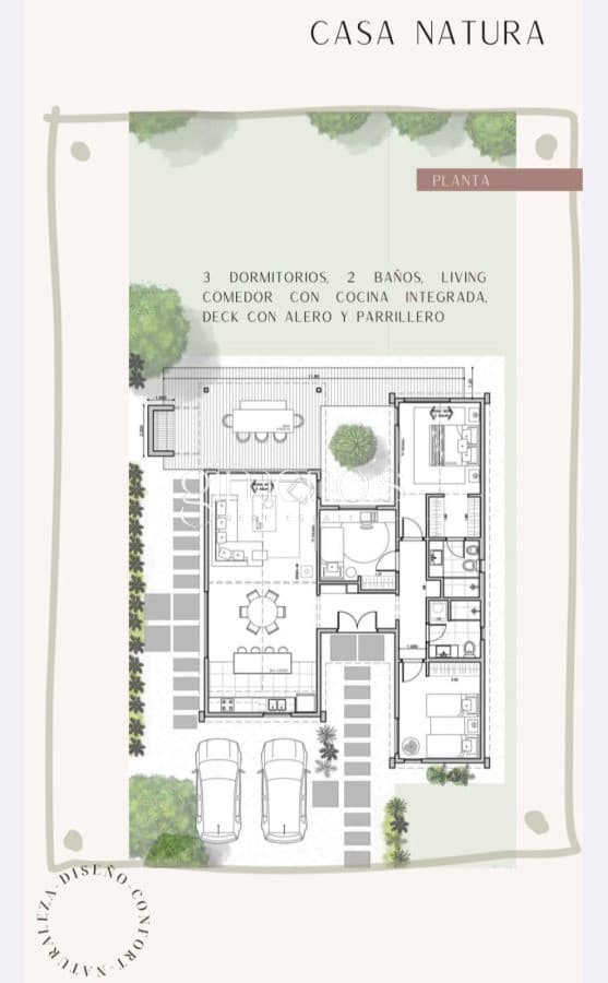 Casa en Venta, de 3 Dormitorios, Minimalista - La Barra - Punta del Este