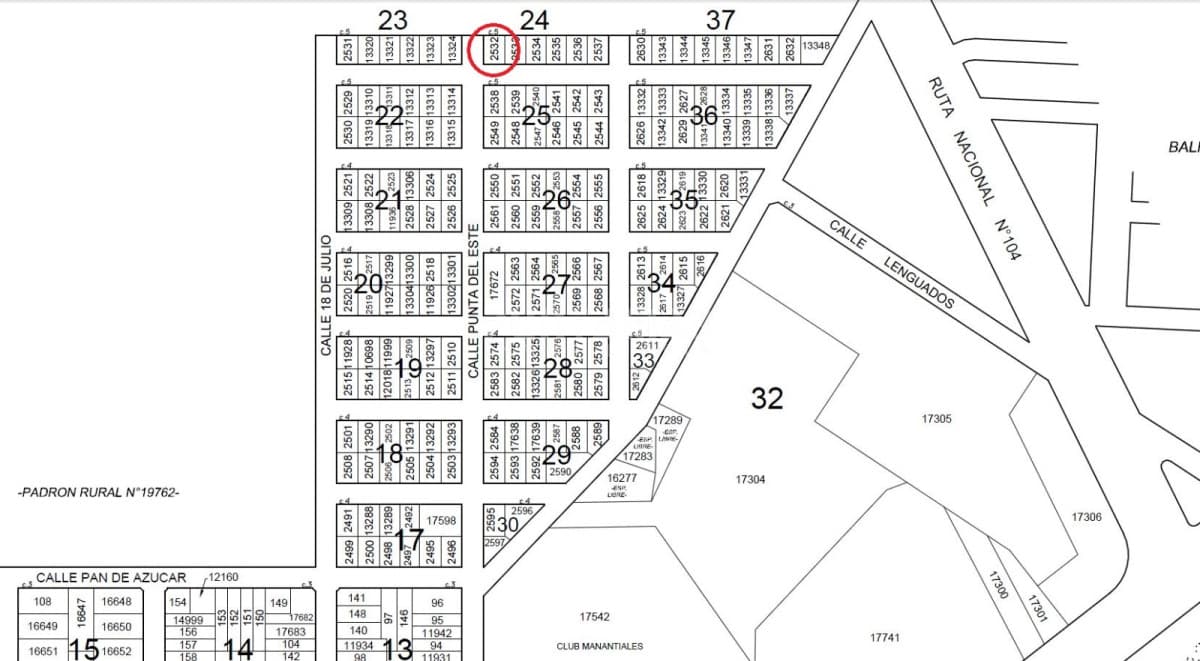 Terreno ID.213798 - TERRENO EN VENTA EN MANANTIALES