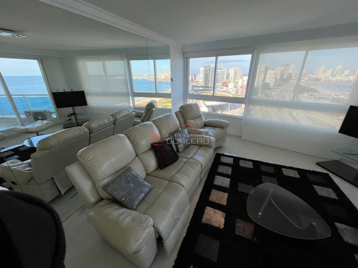 Alquiler de Apartamento en Punta del Este, primera línea con todos los servicios!