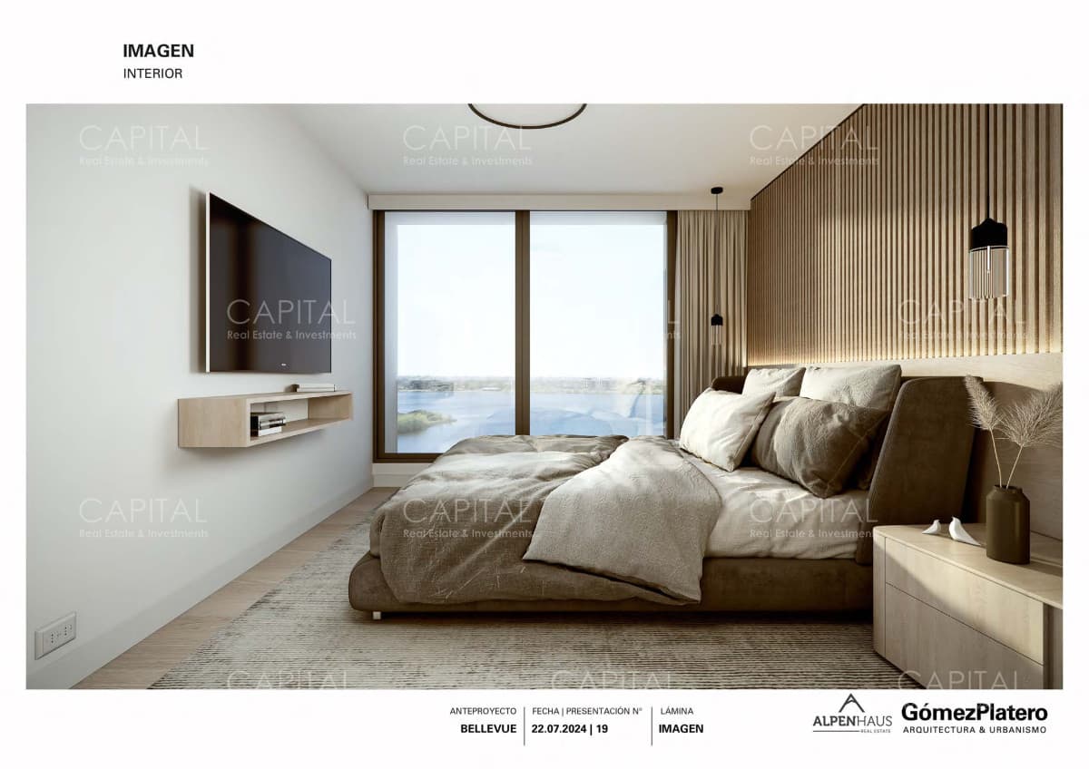 BELLEVUE - Exclusivo Apartamento 1 Dormitorio, Piso 9