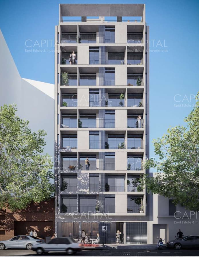 Monoambiente en venta en Cordón con terraza, gimnasio y solárium