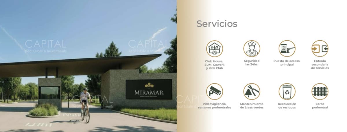 Lote en venta en barrio cerrado Estancia Miramar en Eguzquiza La Barra
