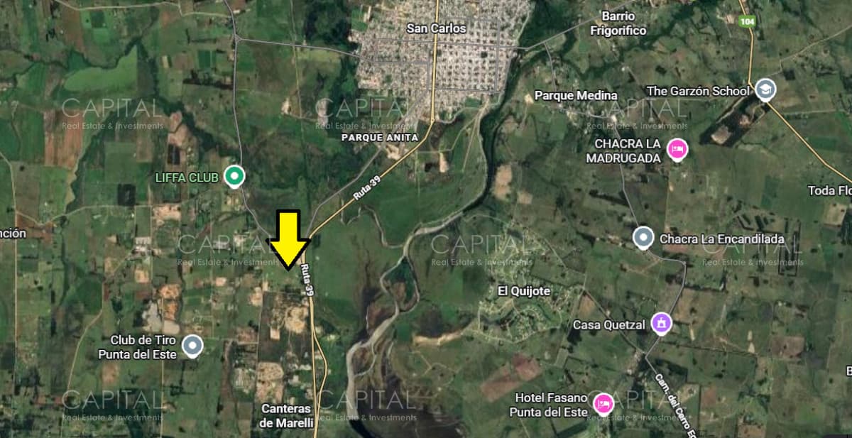 Terreno de 50000 m2 sobre ruta 39 y con. de los Ceibos