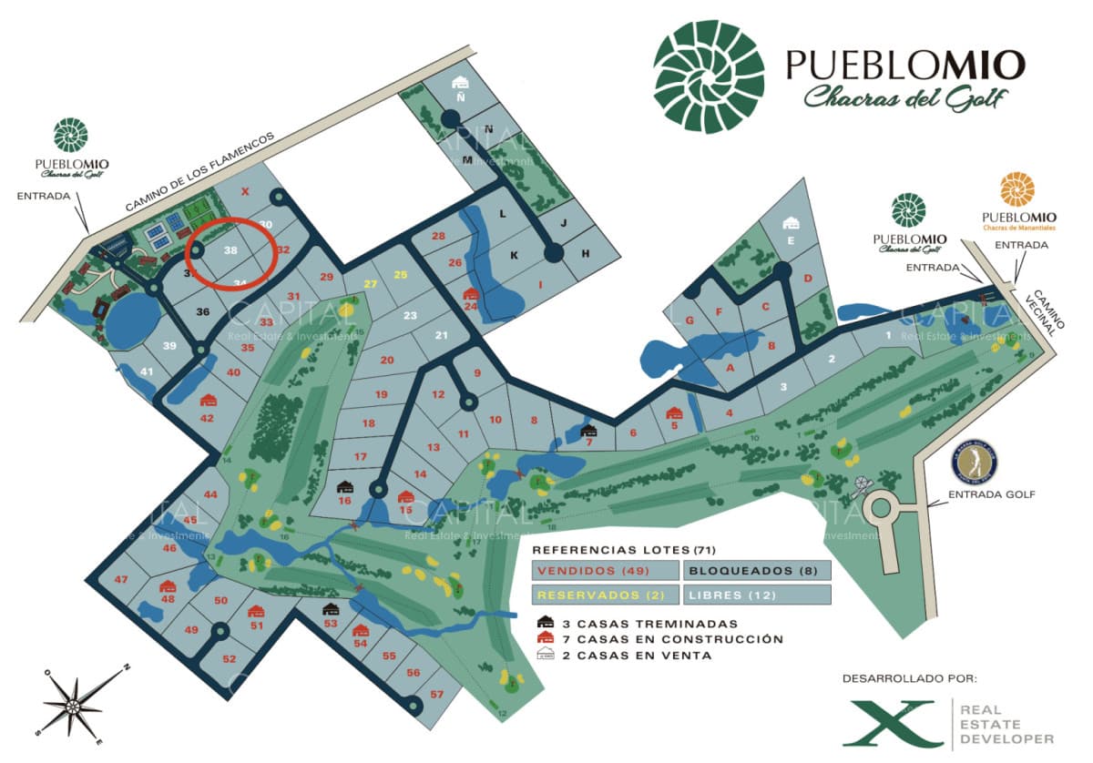 PUEBLO MIO CHACRAS GOLF - LOTE 38
