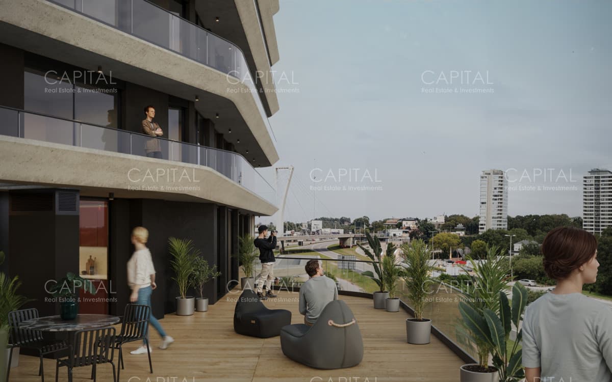 Apartamento 2 dormitorios con gran terraza en Barra de Carrasco
