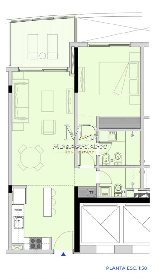 Apartamento en Punta del Este, Roosevelt