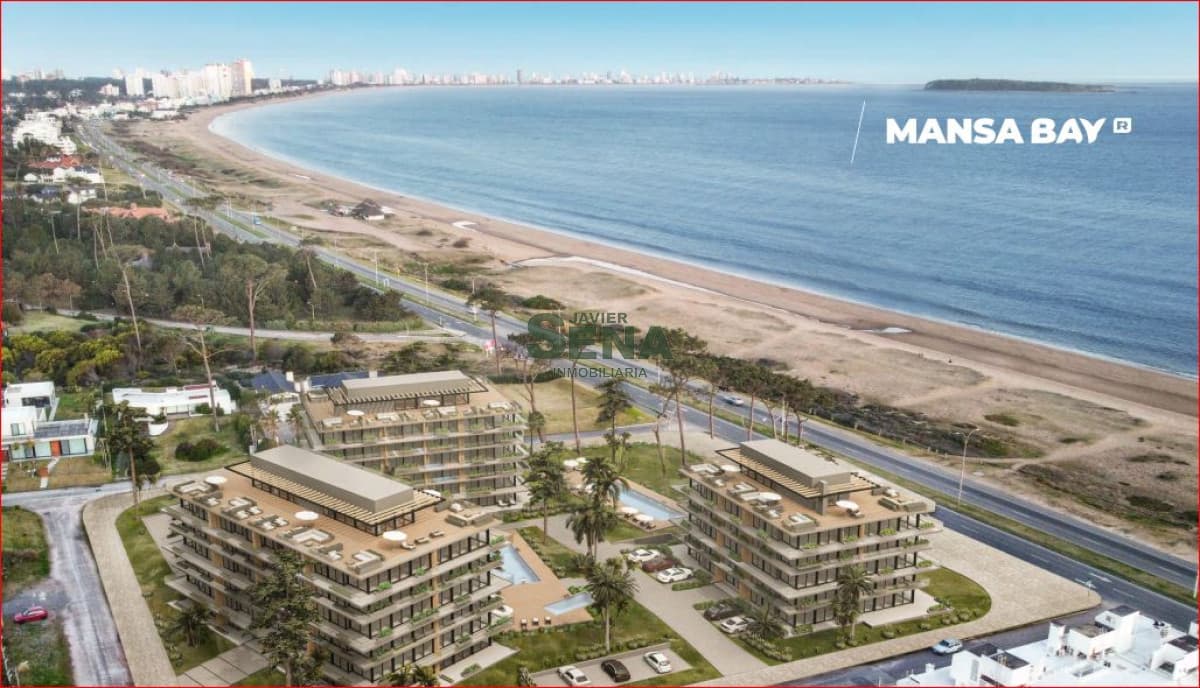 Venta de apartamento en la Mansa, 2 dormitorios, 2 baños, balcon buena vista.