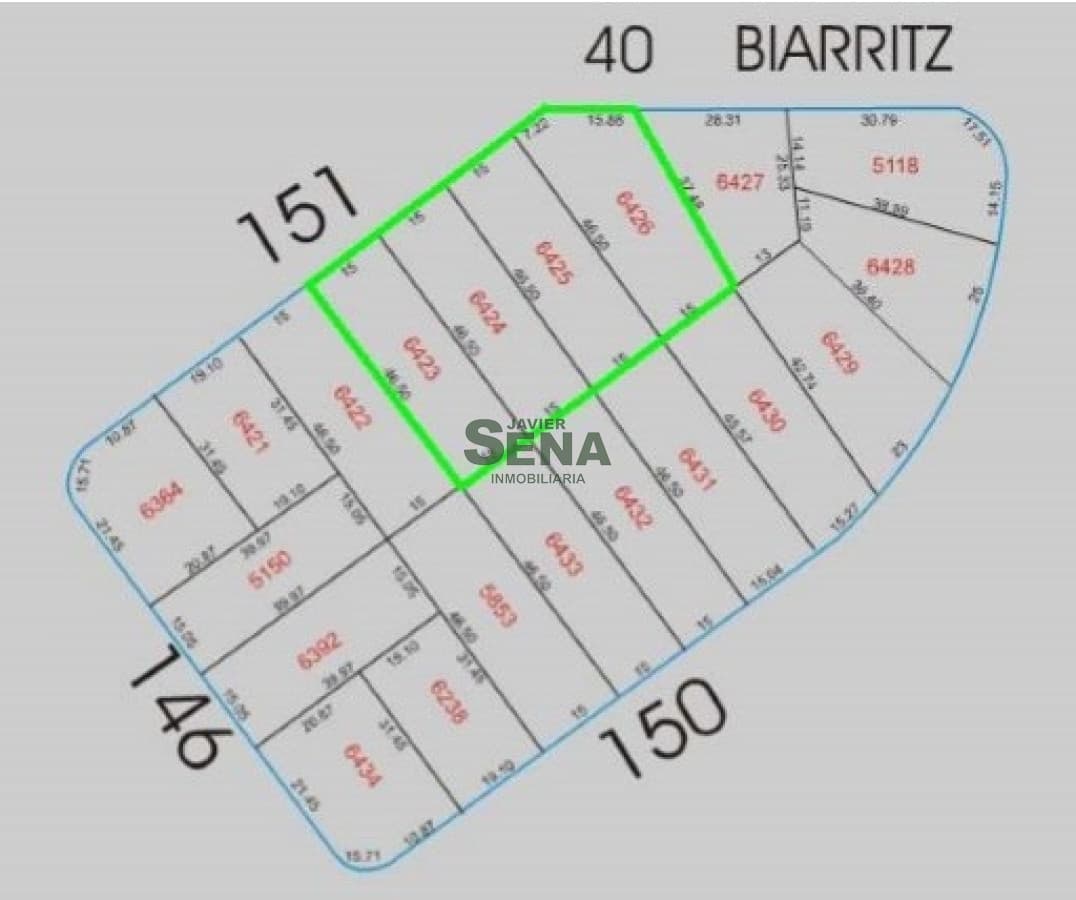Venta de lote en la Brava, para construir en altura.