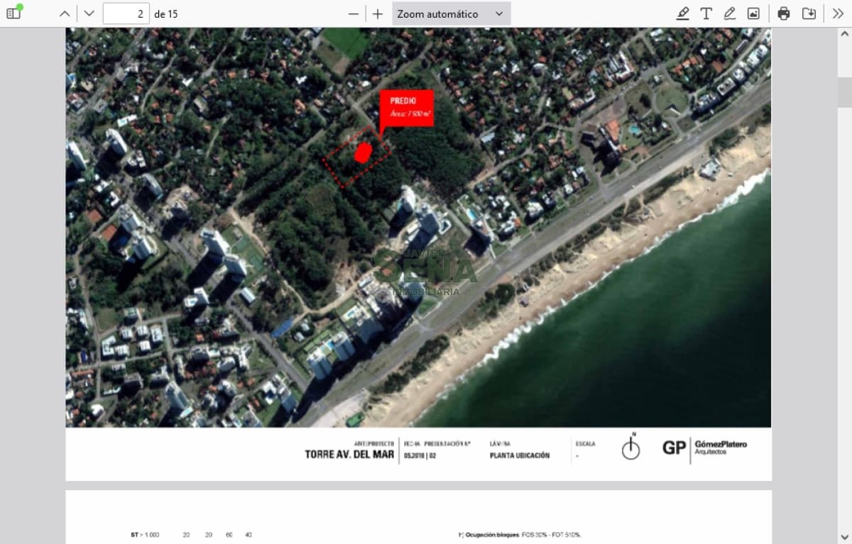 Venta de terreno en excelente ubicación, zona Lobos, 7000m2 de tierra para torre, muy buena vista.