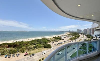 VENTA ALQUILER APARTAMENTO PRIMERA LINEA MANSA PUNTA DEL ESTE  -