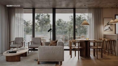 Exclusivo departamento en venta de 2 dormitorios en desarrollo en La barra  -